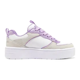 Court High ”White Beige Purple”