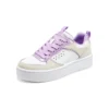 Court High ”White Beige Purple”