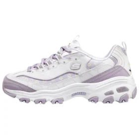 D’ Lites 1.0-skor ”White Purple”