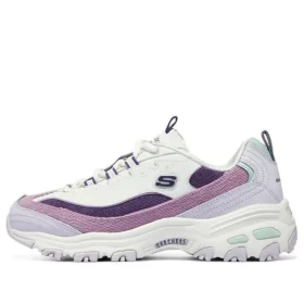 D’ Lites 1.0-skor ”White Purple Lilac”