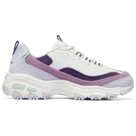 D’ Lites 1.0-skor ”White Purple Lilac”