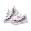 D’ Lites 1.0-skor ”White Purple Lilac”