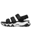 D lites 2.0 sandaler med 3 remmar ”Svart Vit”