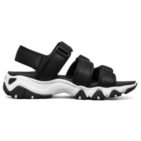 D lites 2.0 sandaler med 3 remmar ”Svart Vit”