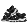 D lites 2.0 sandaler med 3 remmar ”Svart Vit”
