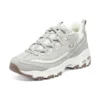 D’lites-inspirerade Glass maratonskor ”Grey White Brown”