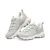 D’lites-inspirerade Glass maratonskor ”Grey White Brown”