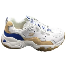 D’ Lites Low Chunky Skor Vit/Blå