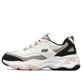D’ Lites Low-Dad Skor Vit/Svart/Rosa