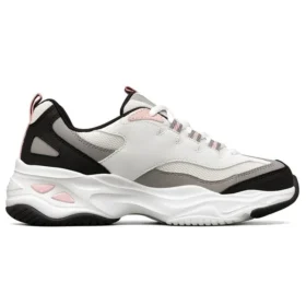 D’ Lites Low-Dad Skor Vit/Svart/Rosa