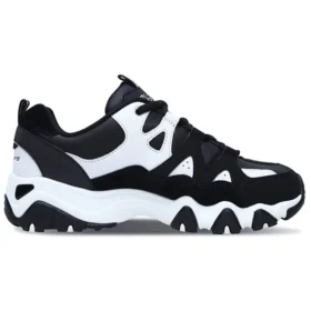 D’ Lites Low-Top Daddy Skor Svart/Vit