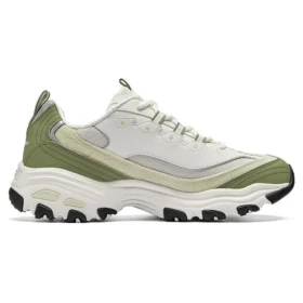 D’ Lites Varsity Spirit Sneakers ”Vit Beige Grön”