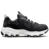 D’ Lites Velvet Low-Top Daddy Skor Svart/Vit