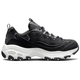 D’ Lites Velvet Low-Top Daddy Skor Svart/Vit