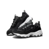 D’ Lites Velvet Low-Top Daddy Skor Svart/Vit