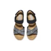 Desert Kiss Cross Strap Casual Sandal ”Brown Black”