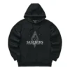 Diamond Series Letter Hoodie ”Svart Vit”