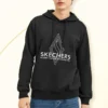 Diamond Series Letter Hoodie ”Svart Vit”