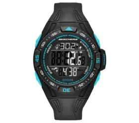 digitalt armbandsur med långt band