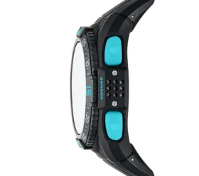 digitalt armbandsur med långt band