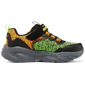 Dino-Lights Sneakers ”Grön Orange Svart”