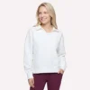 Downtown Cozy Fit långärmad tröja med krage Downtown Cozy Fit långärmad tröja med krage