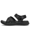 Elite Flex Velcro Sports svarta sandaler