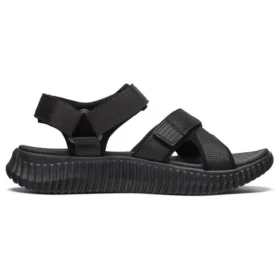 Elite Flex Velcro Sports svarta sandaler