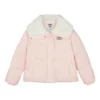 FASHION Dunjacka med bokstavstryck ”Pink White”