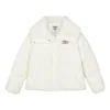 FASHION Dunjacka med bokstavstryck ”White”