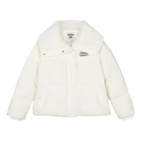 FASHION Dunjacka med bokstavstryck ”White”