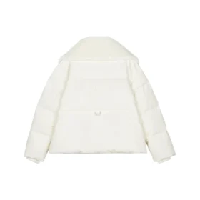 FASHION Dunjacka med bokstavstryck ”White”