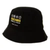 Fiskarhatt med tryckt logotyp ”Black Yellow”