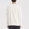 Flower Graphic Crew Sweater ”Blue White Grey”