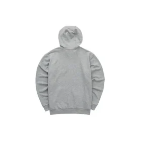 Färgglad casual-serie med bokstäver, hoodie med dragkedja ”Grey White”