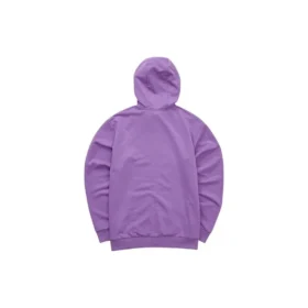 Färgglad casual-serie med dragkedja och huva ”Purple White”