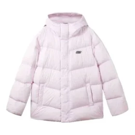 Färgglad casual-serie med enfärgad logotyp, dunjacka med huva ”Multi-Color”