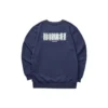 Färgglad casual-serie med grafisk crew-tröja ”Navy White”