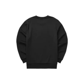 Färgglad casual-serie med märkes-crew-tröja ”Black Green”