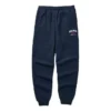 Färgglada casualbyxor med fleecefoder ”Navy”