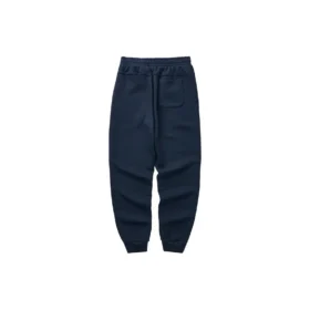 Färgglada casualbyxor med fleecefoder ”Navy”
