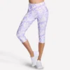 GO FLEX Capri-byxor med hög midja och tryck GO FLEX Capri-byxor med hög midja och tryck
