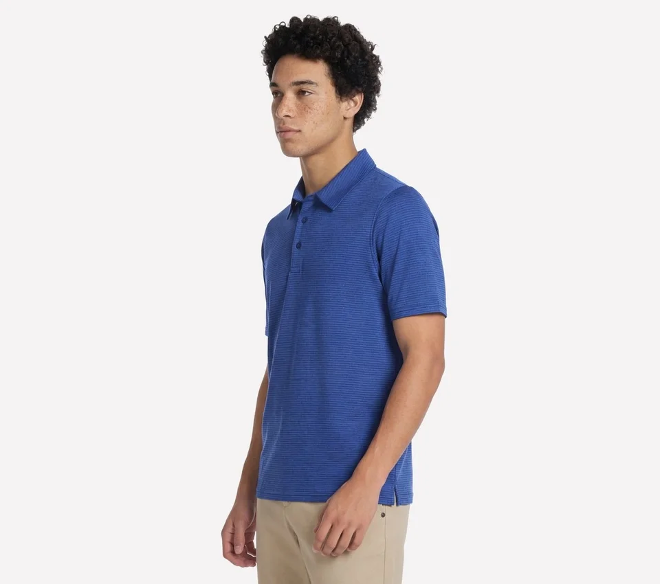 GO GOLF GO DRI All Day Stripe Polo GO GOLF GO DRI All Day Stripe Polo