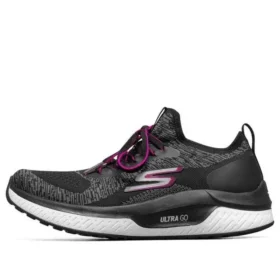 Go Run Steady skor svart/vit/lila