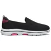 Go Walk 5 Loafers ”Svart Rosa Röd”