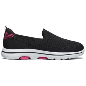 Go Walk 5 Loafers ”Svart Rosa Röd”