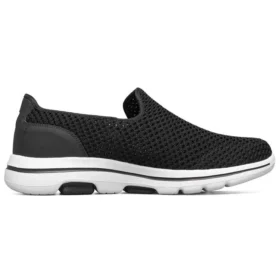 Go Walk 5 Slip On ”Black White”
