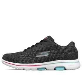 Go Walk 5 sportskor svart/vit/grön