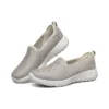 Go Walk Joy Slip-on Skor Grå/Kastanj