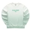 Gradient Letter Crew-tröja ”Green White”